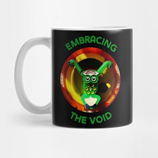 Embracing the Void Cute Frog doing Tai Chi Mug